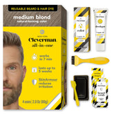 Cleverman Medium Blond kit pour demonstrates quick 7-minute color application