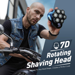 Clforczh head shaver magnetic-blade-removal enables quick, tool-free cleaning.