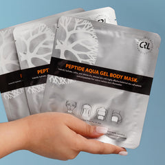 Clinical Resolution CRL Peptide Aqua Gel Mask box labeled USA-made
