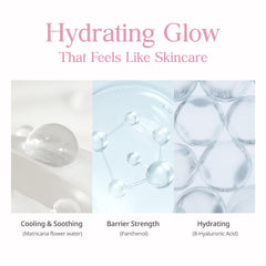 CLIO Kill Cover Mesh Glow cushion hydrate-rich formula keeps moisture breathable.