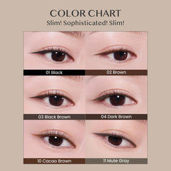 CLIO Sharp So Simple Waterproof Pencil Liner twist-up design shown for easy control and break resistance.