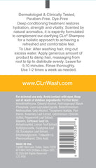 CLn Hair Mask texture closeup highlighting rich, hydrating conditioner.