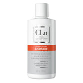 CLn Shampoo bottle front highlights brand for clarifying scalp care.