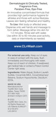 CLn SportWash rich foam lather for body and hair cleansing