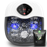 closewave foot spa-bubble-massage-heat provides warm, bubbly relief for tired feet.