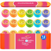 CLOUQUAR gardenia bath bomb – sparkling fizz for a calming bath ritual.