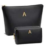 CLOUDWINGS monogram makeup bag front view for a personalized gift