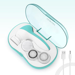CLSEVXY rechargeable cleansing spin brush front view for deep cleansing and refreshed skin.