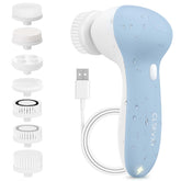 CLSEVXY rechargeable facial cleansing spin brush front view for at-home spa cleansing