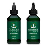 Clubman Pinaud No Bumps Gel being squeezed from tube for easy application