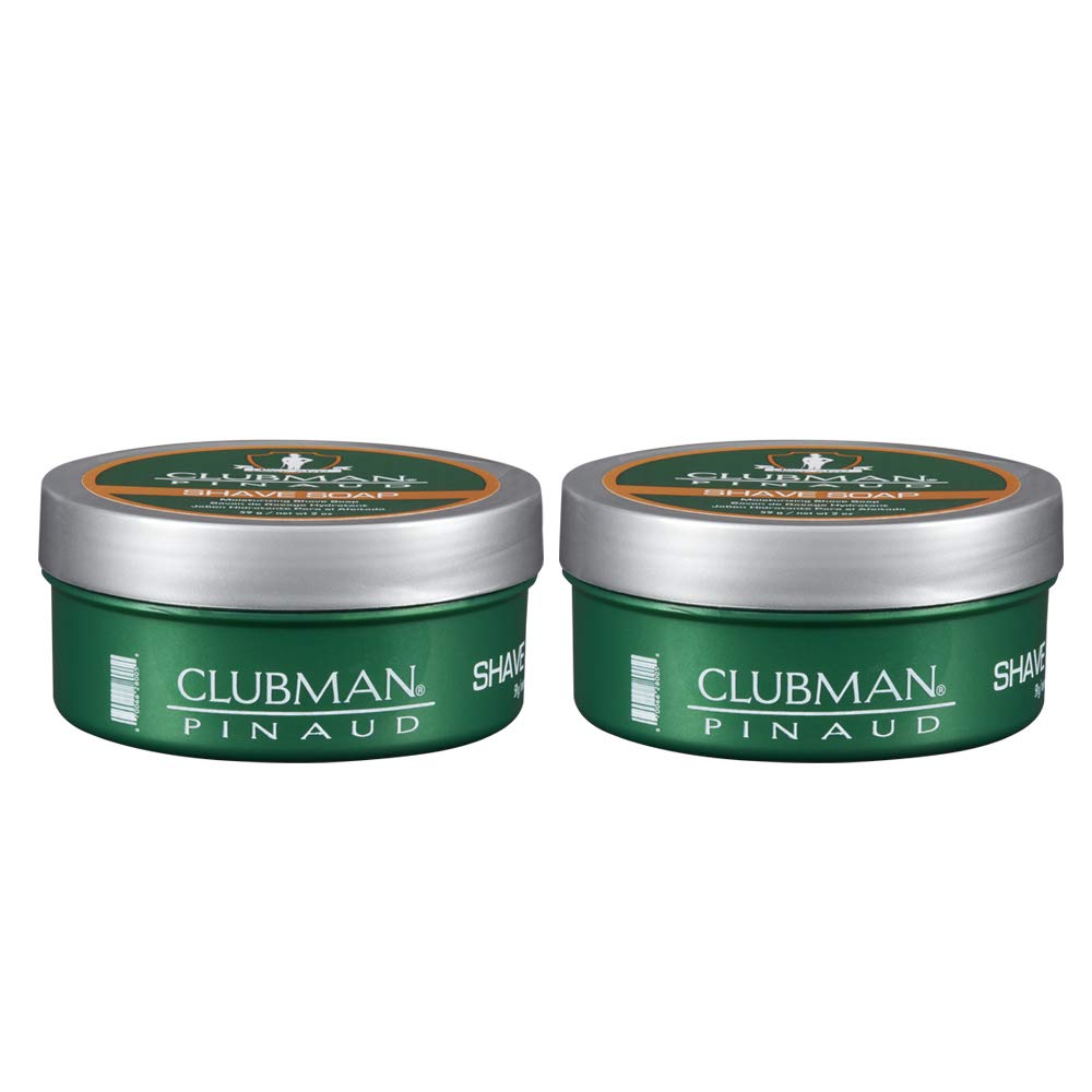 Clubman Pinaud Shave Soap lather-foam shows rich cushiony lather for a smoother shave