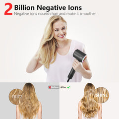 CNMSGM hair dryer LED ring temperature control image illustrates multi-mode heat options.