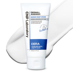 CNP Barrier Reset Cream tube front highlighting ceramide-rich formula for deep hydration