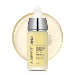 CNP Honey Glow Serum bottle close-up highlighting hydration.