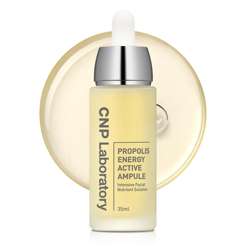 CNP Honey Glow Serum bottle offers rich hydration for dewy skin