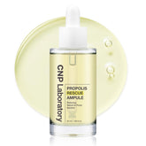 CNP Rescue+Propolis Serum bottle with pump offers a lightweight option for calmer, oil-controlled skin.