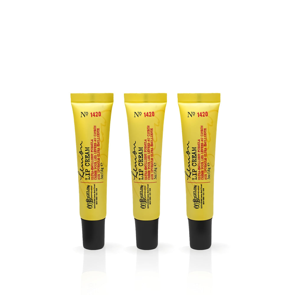 C.O. Bigelow Lemon Lip Cream tubes pack for on-the-go hydration
