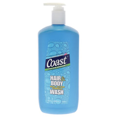 Coast Classic Scent bottle pour shows refreshing daily cleansing for skin and hair
