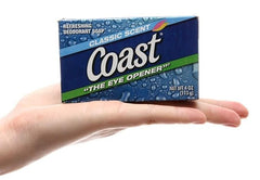 Coast refreshing deodorant soap bar thick-lather highlights luxurious foam for a thorough cleanse