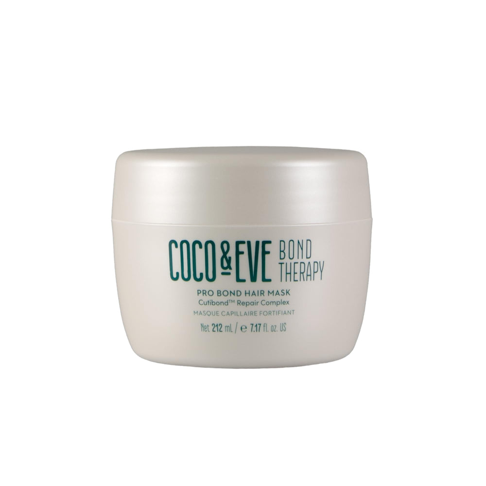 Coco & Eve Bond Therapy Pro Bond Mask bottle pour for smooth, nourished hair