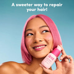 Coco & Eve Leave-In Treatment bottle-front view suggests fast-acting 3-minute repair