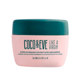Coco & Eve Like a Virgin hair masque jar close-up for deep conditioning