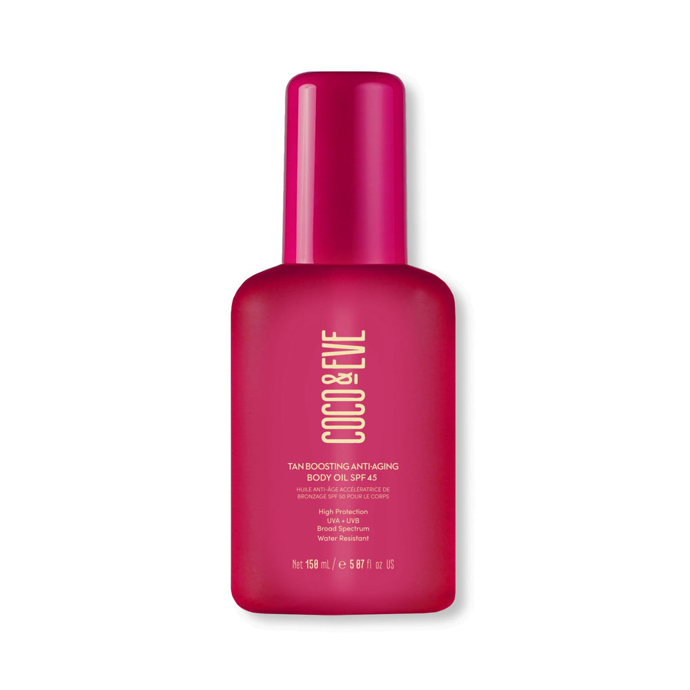 Coco & Eve tan boosting pump enables easy daily application for sun-ready skin