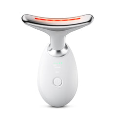 Cocobeen face-neck-tool white front view for a soothing daily skincare routine.