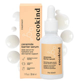Cocokind Ceramide Barrier Serum bottle shot highlights fragrance-free hydration for all skin types.