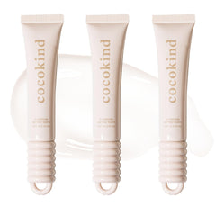 Cocokind Ceramide Lip Blur Balm in clear gloss hydrates lips.