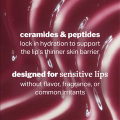 Cocokind Ceramide Lip Blur Balm fragrance-free packaging for sensitive lips.