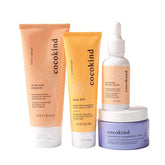 Cocokind Daily Routine Bundle cleanser transforming oil to milk for gentle makeup removal.