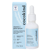 Cocokind Vitamin C Glow Serum bottle front view promising a radiant, hydrated complexion