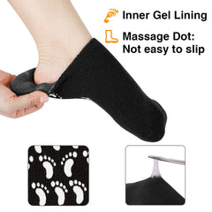 Codream lotion infused socks interior silicone locks lotion on heel