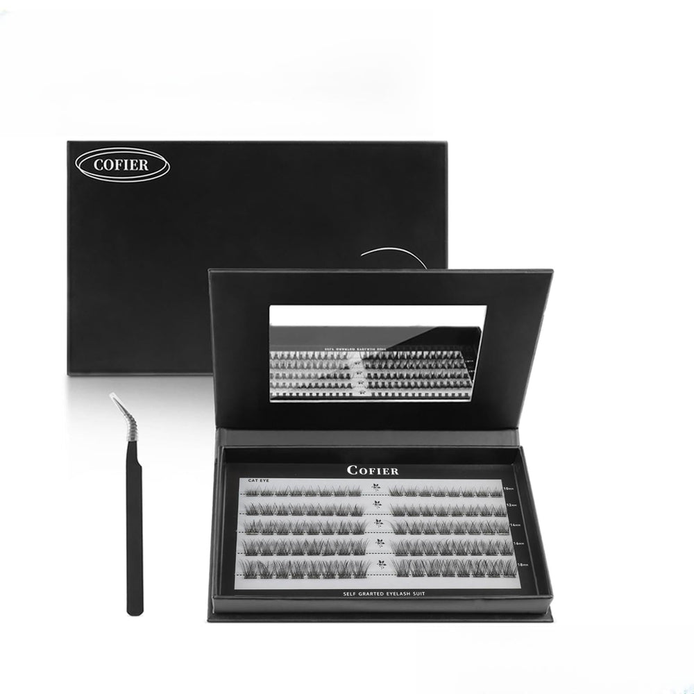 CoFier Wispy Lash Clusters Kit box for at-home DIY lash extensions—beginner friendly.