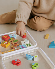 CoiiJoii clear case diaper-bag organizer keeps essentials accessible.