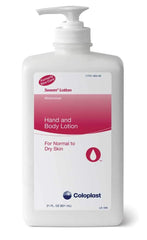 Coloplast Sween Lotion pump bottle for daily moisturization and massage use.