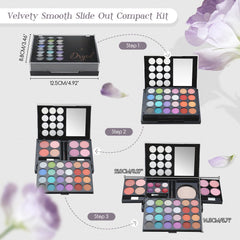Color Nymph blush and lip gloss compact for quick, fresh-on-the-go radiance.