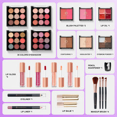 Color Nymph makeup kit lip oil set delivers gloss and moisture for daily looks