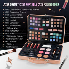Color Nymph eyeshadow palette 54 colors—rich pigments for bold, creative looks.