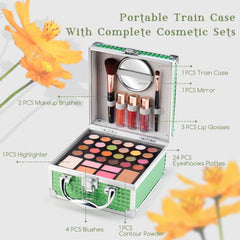 Color Nymph small train case for easy on-the-go touch-ups