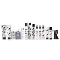 COLOR WOW conditioner applied in salon demonstrating detangling and glossy finish benefits