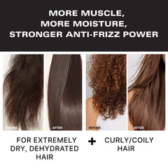 COLOR WOW close-up of hair sheen after treatment showing smoothness