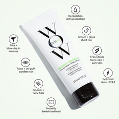 COLOR WOW cream texture closeup demonstrating fast absorption and non-greasy finish