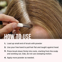COLOR WOW application in hand showing fingertip placement for precise root coverage