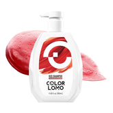 COLORLOMO Ultra Color Safe Shampoo red bottle preserves vibrant red tones with gentle cleansing.