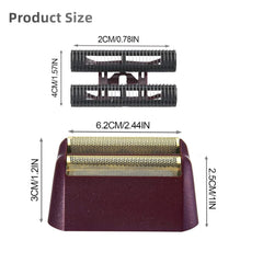 Colorski Wahl-compatible foil demonstrates compatibility with Wahl 5 Star razors for easy replacements.