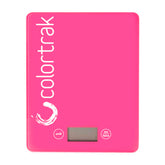 Colortrak digital scale with an 8x6.5-inch footprint for precise salon measurements.