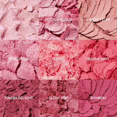 ColourPop Cloud Spun palette open reveals multi-finish shades for day to night wear.