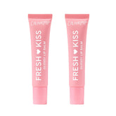 ColourPop Fresh Kiss Gloss Lip Balm Strawberry Milk tube showing glossy hydration